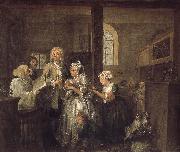 William Hogarth Prodigal son with the old woman to marry Sweden oil painting artist